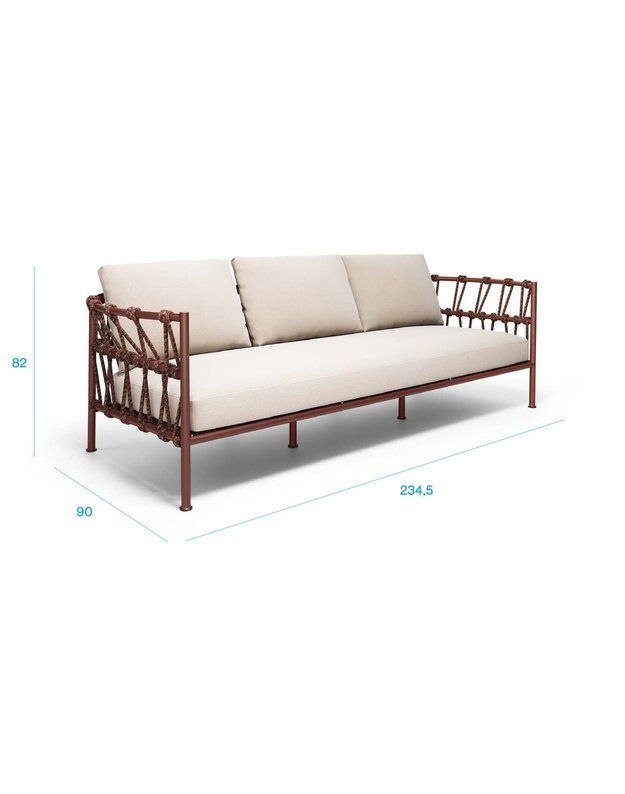 ANTIGUA 3 seater sofa | + spalvos