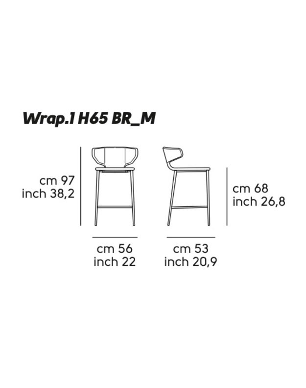 BARO KĖDĖ WRAP BR M TS | +spalvos