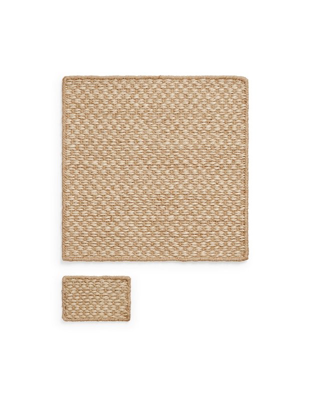 BASKET WEAVE SISAL NATURAL kilimas