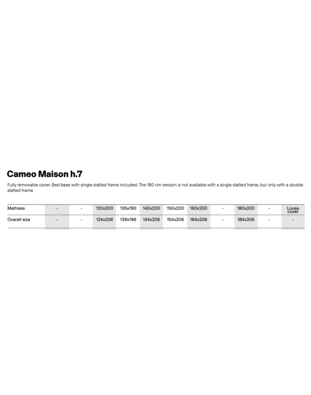 LOVA CAMEO MAISON H7