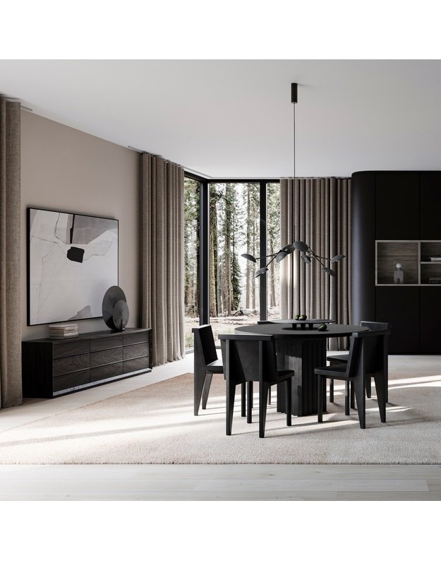 STALAS ARC D120cm | Coffee Black Oak