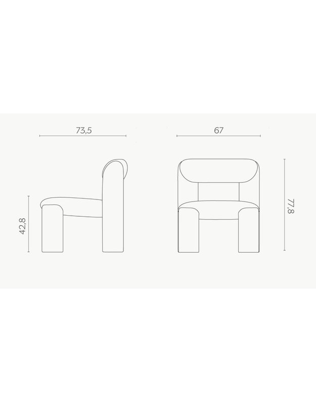 AMIONA ARMCHAIR | +colours