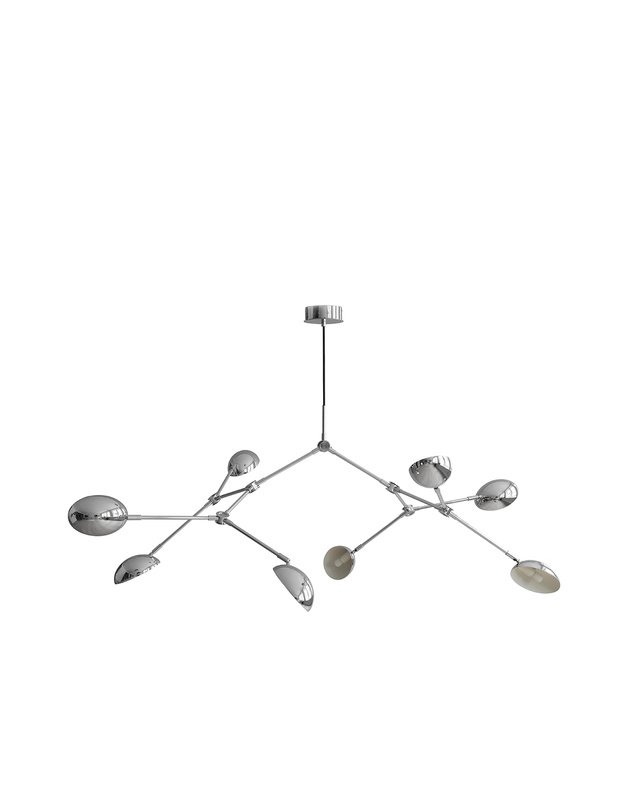 ŠVIESTUVAS DROP CHROME