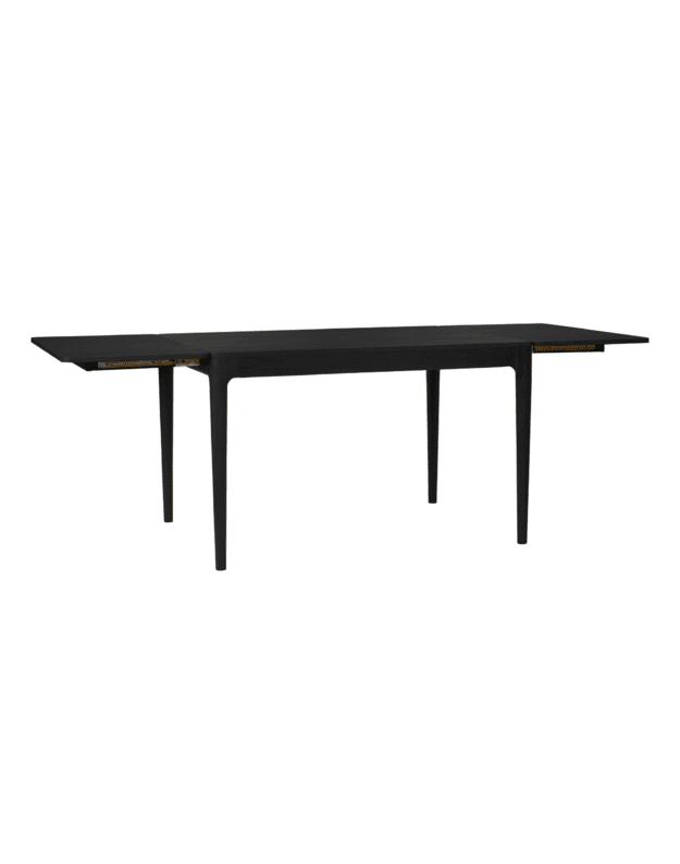 HEART'N'SOUL EXTENDABLE DINING TABLE 120/220 | Black Oak