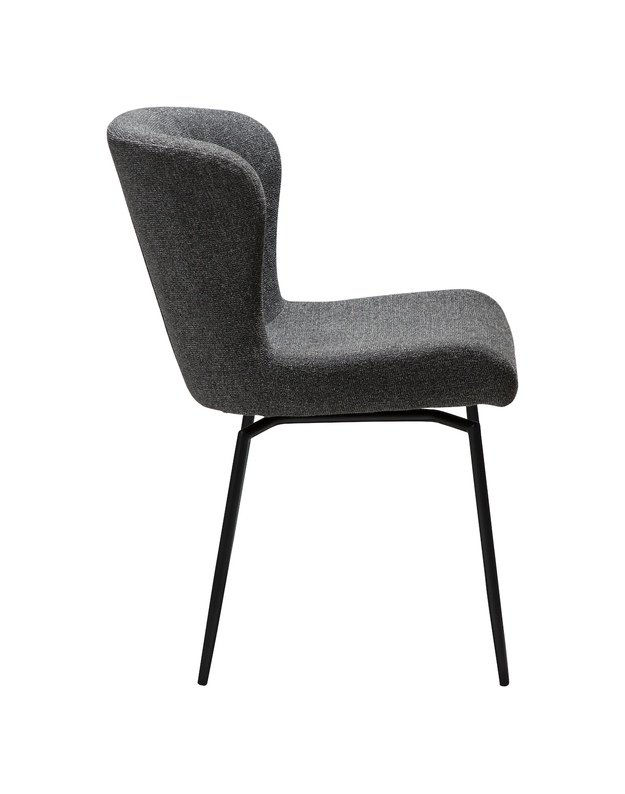 GLAM SWIVEL chair | pebble grey boucle