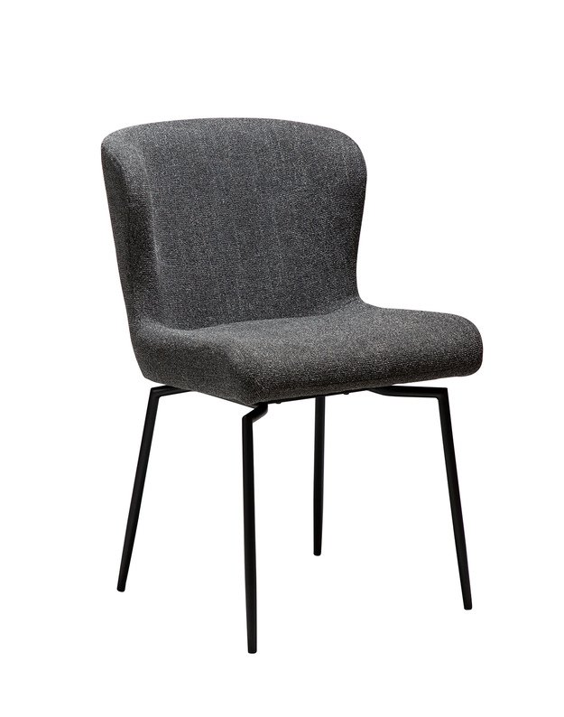 GLAM SWIVEL chair | pebble grey boucle