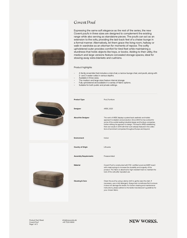 COVENT POUF | +sizes