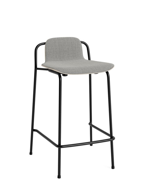 STUDIO BAR STOOL LOW BACK | +colours