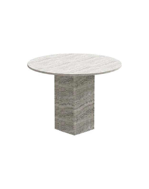 SOHO DINING TABLE silver travertine | +sizes 7