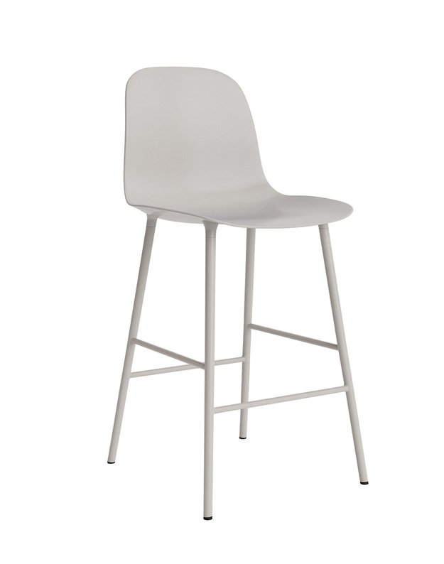 FORM BAR CHAIR HIGH STEEL | +colours