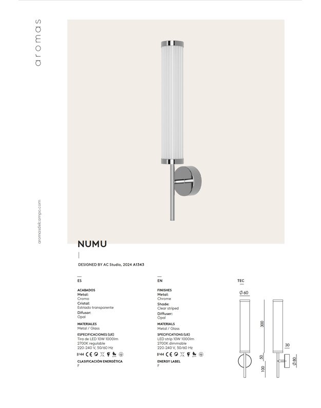 SIENINIS ŠVIESTUVAS NUMU  1