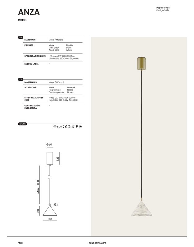PAKABINAMAS ŠVIESTUVAS ANZA | +spalvos 2