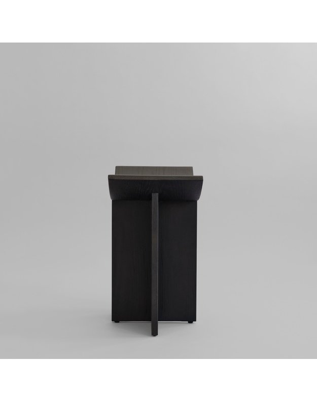 BRUTUS STOOL BLACK OAK  3