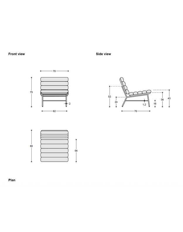 PAN FLUTE ARMCHAIR by Paolo Grasselli  6