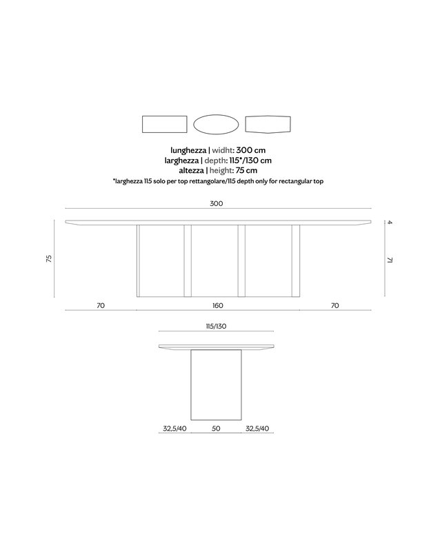 NAMI TABLE | +sizes 8