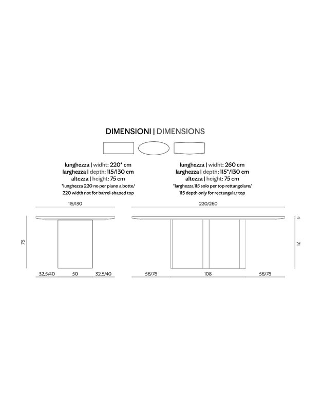 NAMI TABLE | +sizes 7
