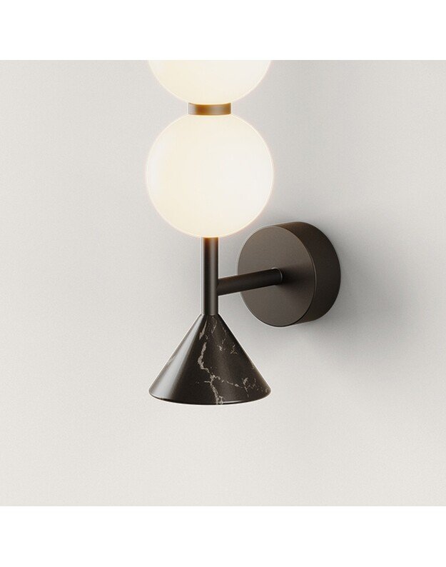 SOKO WALL LAMP | Black marble 2