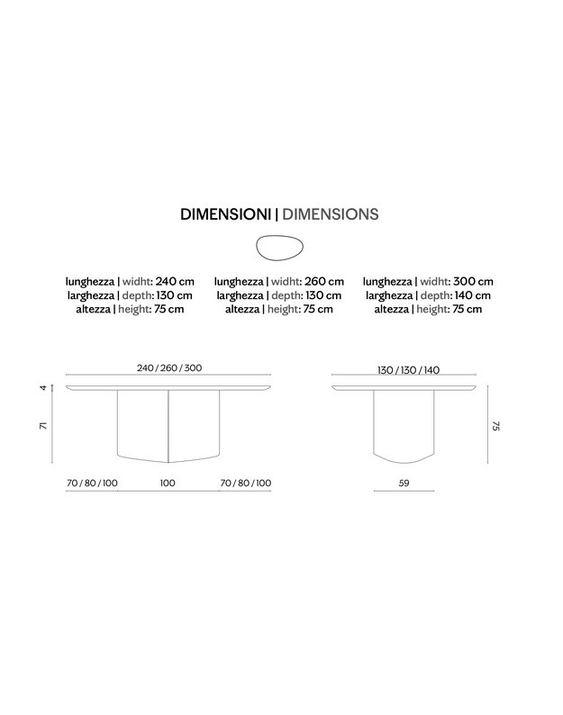 MONOPLAUTO TABLE | +sizes 10