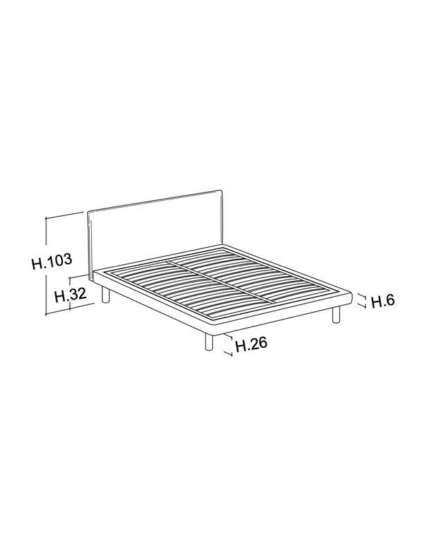 BED EDEN H6 12