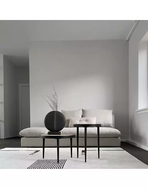 HAKO TABLE LOW | Burned Black 3