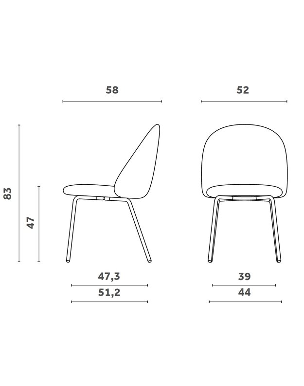 KĖDĖ IOLA BASIC | +spalvos 6