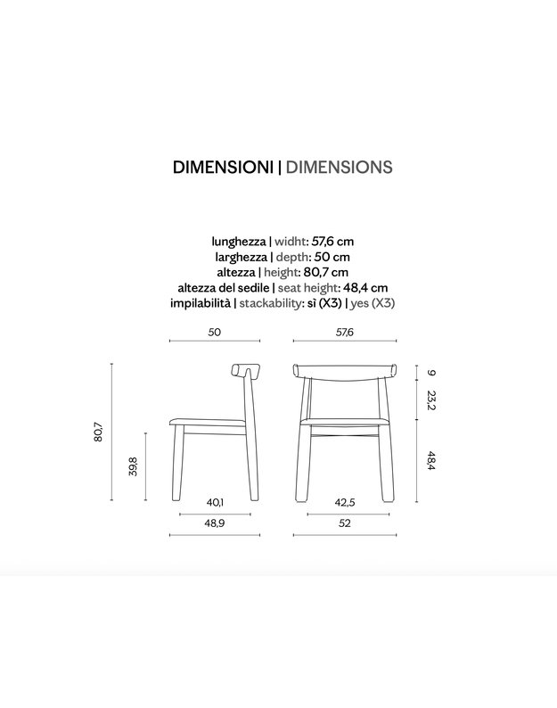 CLARETTA BOLD CHAIR | +colours 7