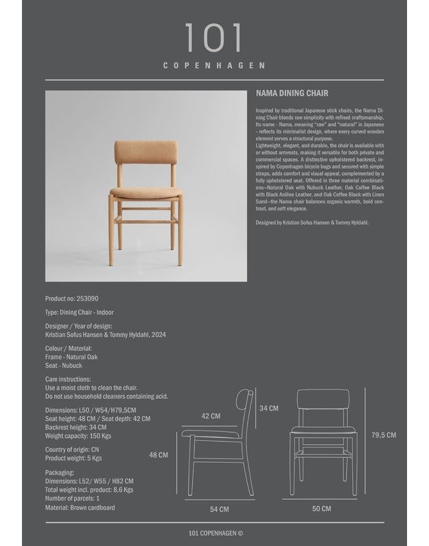 NAMA DINING CHAIR | Nubuck 11