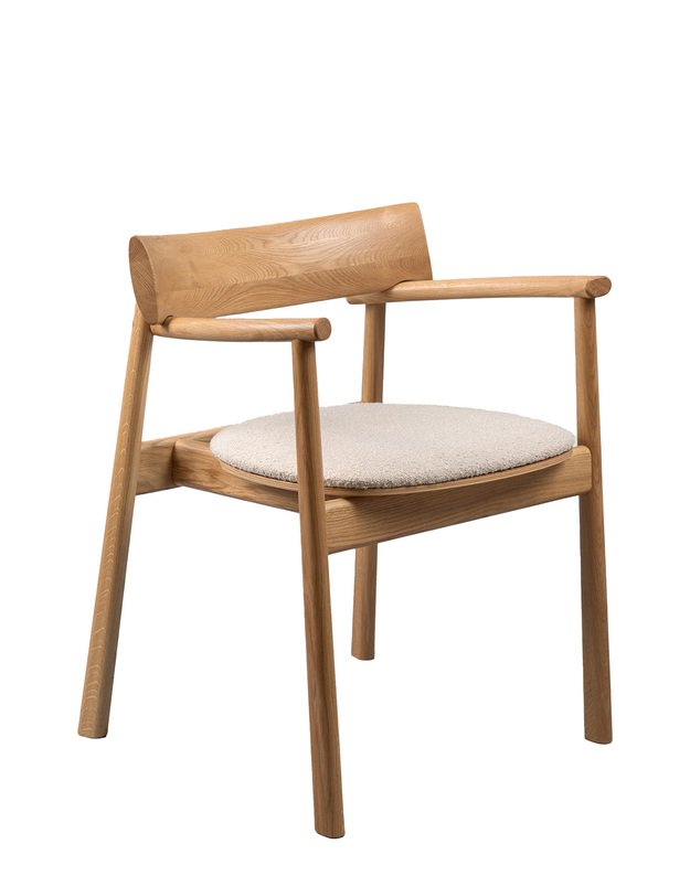 ELIPSA SOFT CHAIR | Nature Oak | Sand Boucle