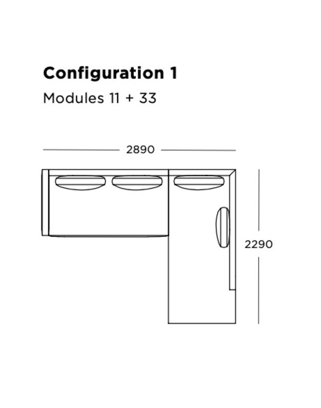 SOFA EDGE V2 | Soft col. 6 4