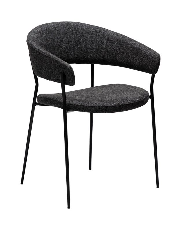 REBOOT kėdė | Raven black boucle