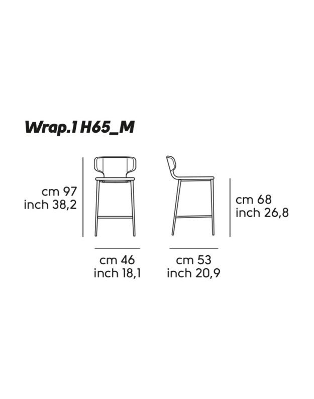 BARO KĖDĖ WRAP M TS | +spalvos