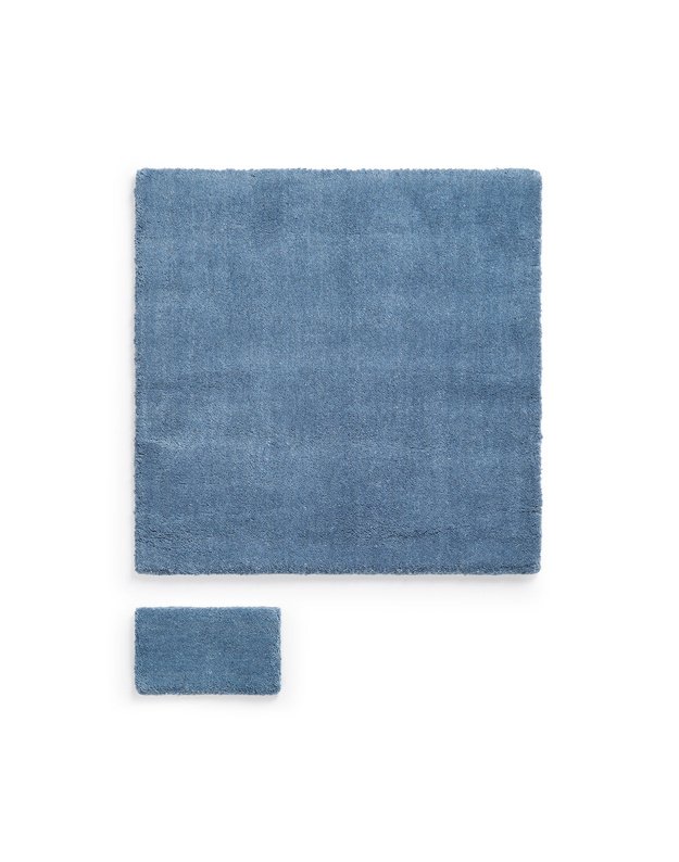 SOLID WOOL CORNFLOWER BLUE kilimas