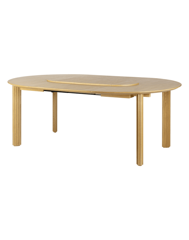 COMFORT CIRCLE EXTENDABLE DINING TABLE | Oak