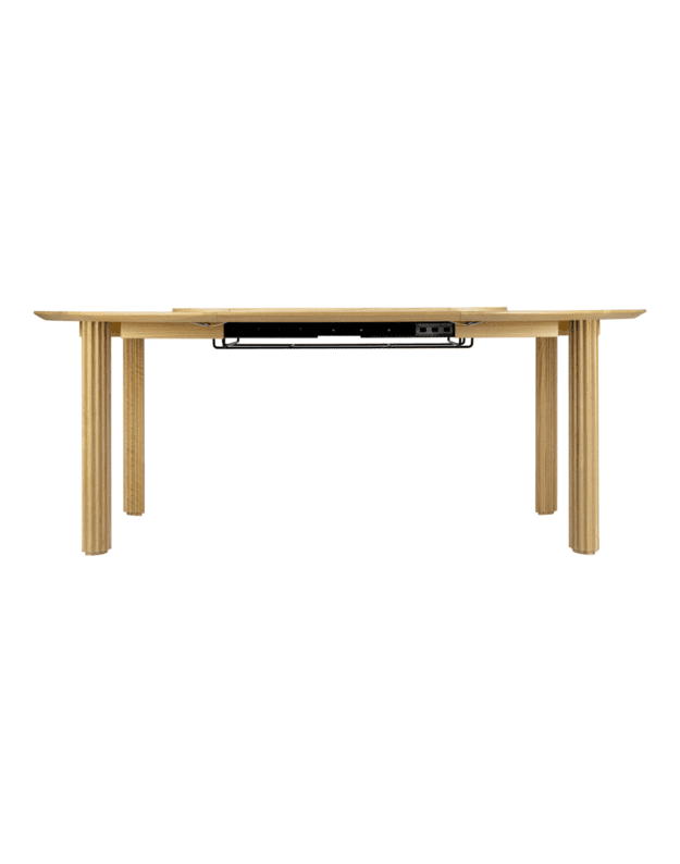 COMFORT CIRCLE EXTENDABLE DINING TABLE | Oak