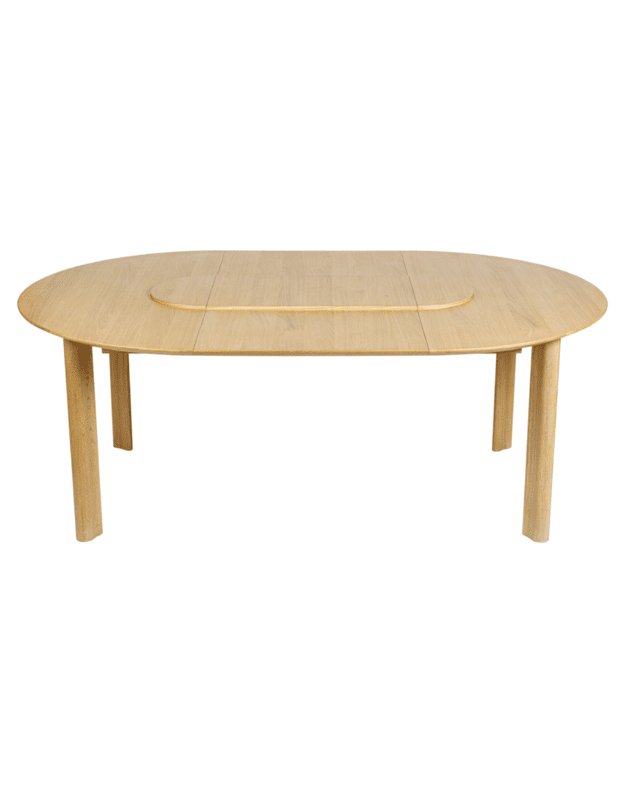 COMFORT CIRCLE EXTENDABLE DINING TABLE | Oak