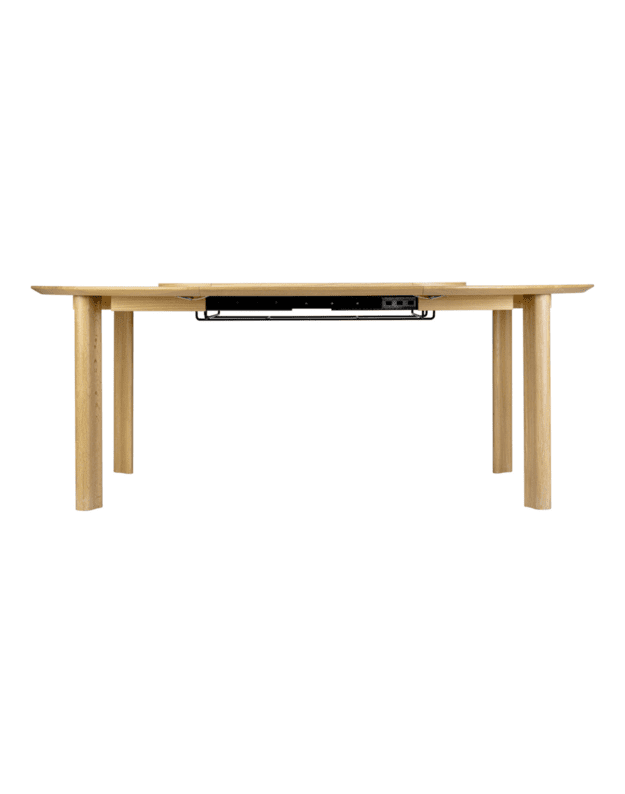 COMFORT CIRCLE EXTENDABLE DINING TABLE | Oak