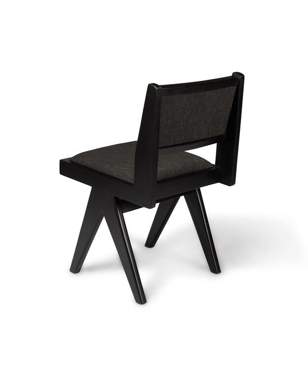 CHAIR DINING | upholstered black 