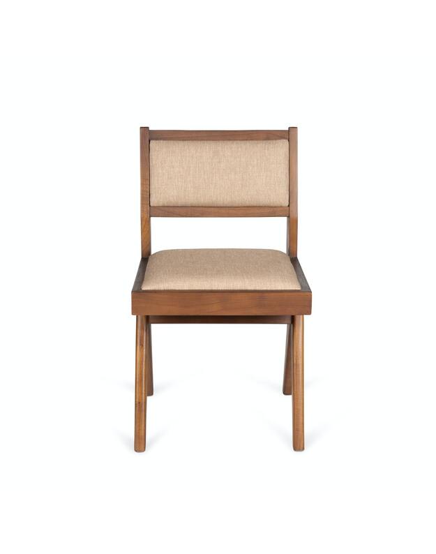 CHAIR DINING |  upholstered brown