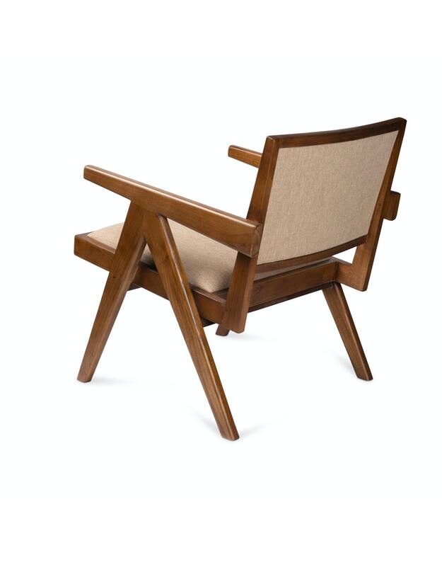 EASY LOUNGE CHAIR | upholstered brown