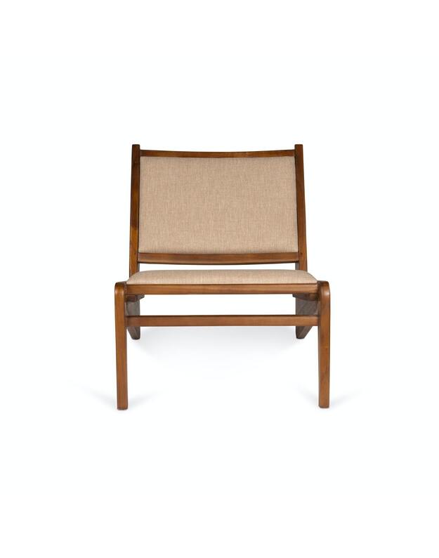 LOUNGE CHAIR KANGAROO | upholstered brown