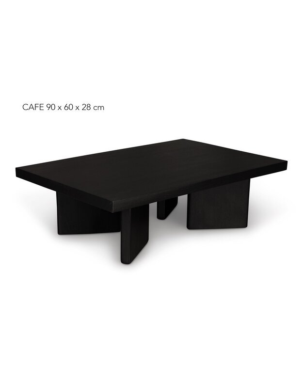 COFFEE TABLE Cafe | charcoal black