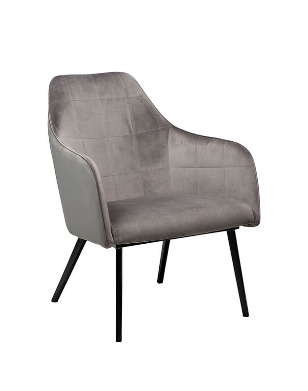 EMBRACE lounge chair | alu velvet