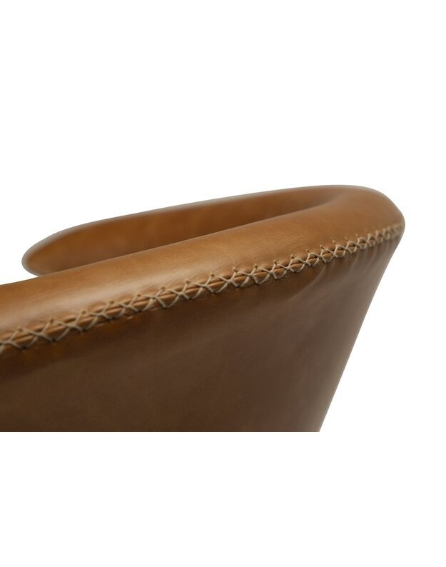 FLAIR krėslas | brown leather