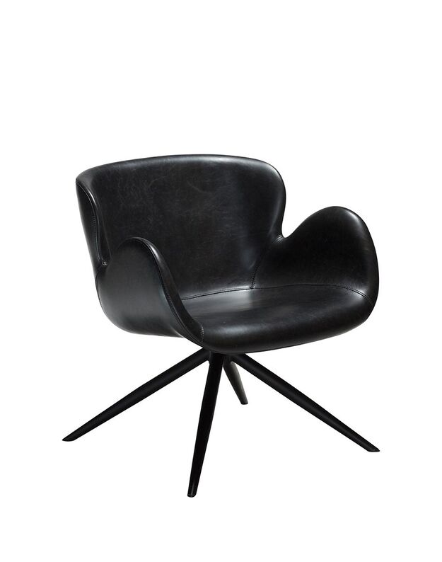 GAIA lounge chair| vintage black