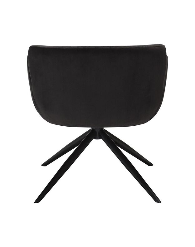 GAIA lounge chair | black velvet