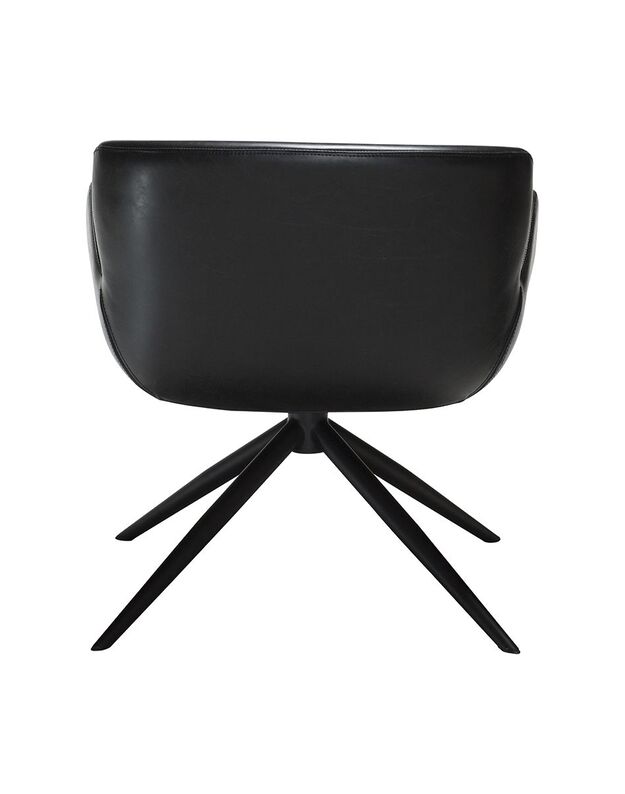 GAIA lounge chair| vintage black