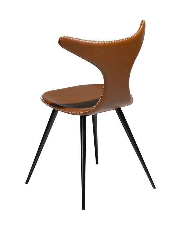 DOLPHIN kėdė | vintage light brown