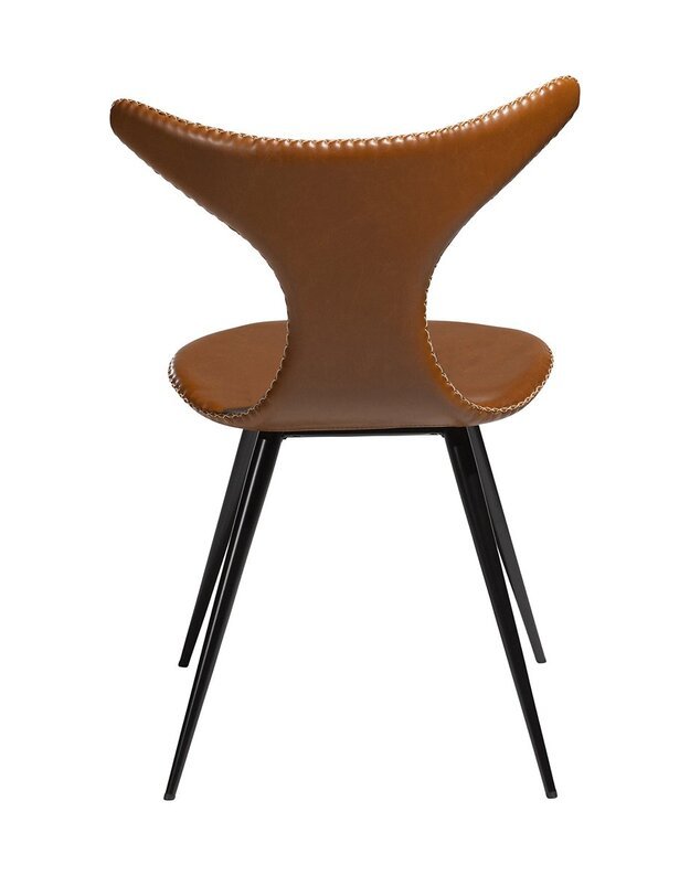 DOLPHIN kėdė | vintage light brown