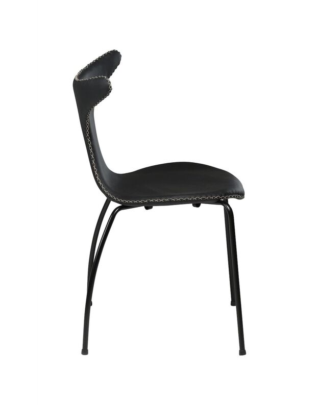 DOLPHIN kėdė | black leather