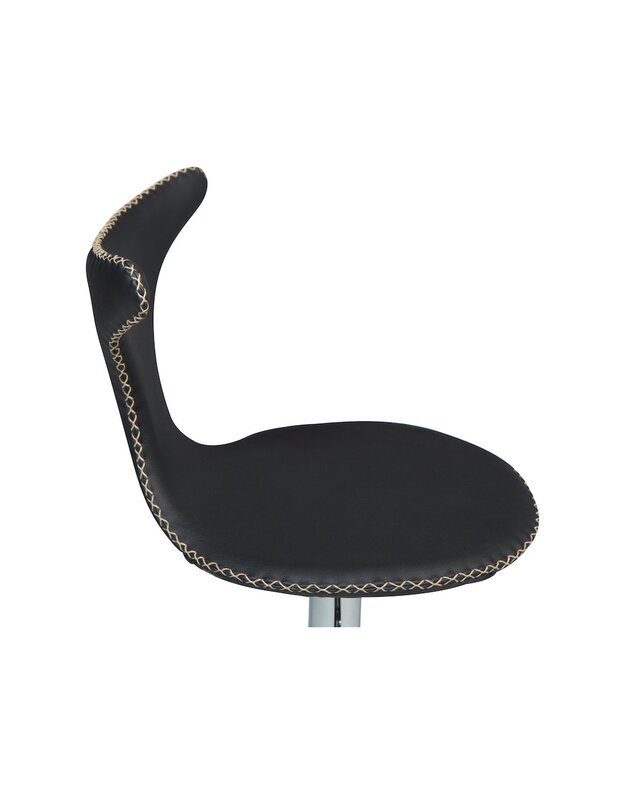 DOLPHIN baro ir pusbario kėdė | black leather
